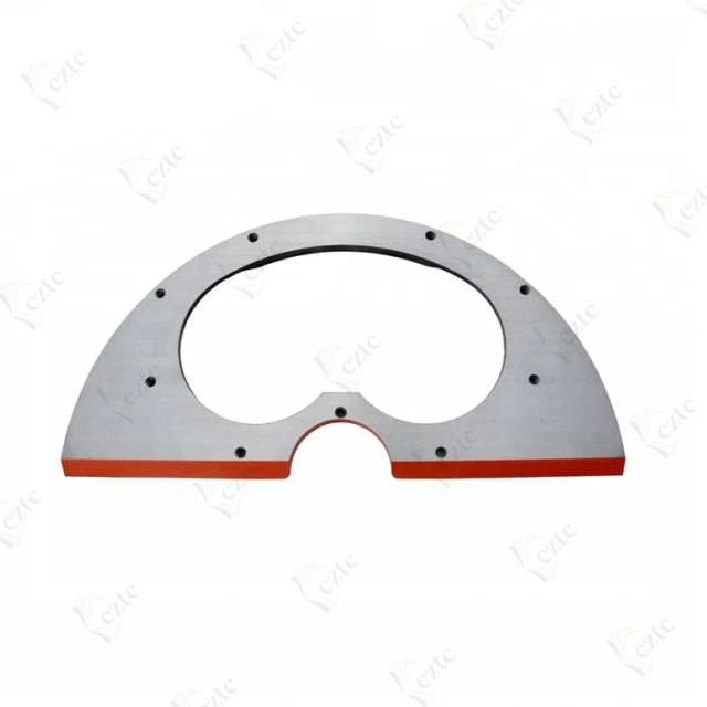 Schwing Concrete Pump Parts 10074769 Base Plate 9PPS DN180--DN200--DN230 (Non Carbide) For Schwing Concrete Pump